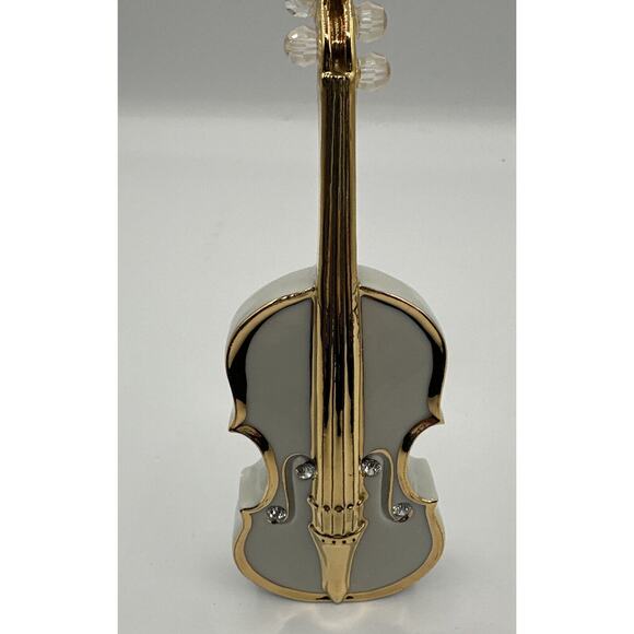 Swarovski Crystals and Gold Collection R.G. Porcelain Cello, 17 - Picture 4 of 16